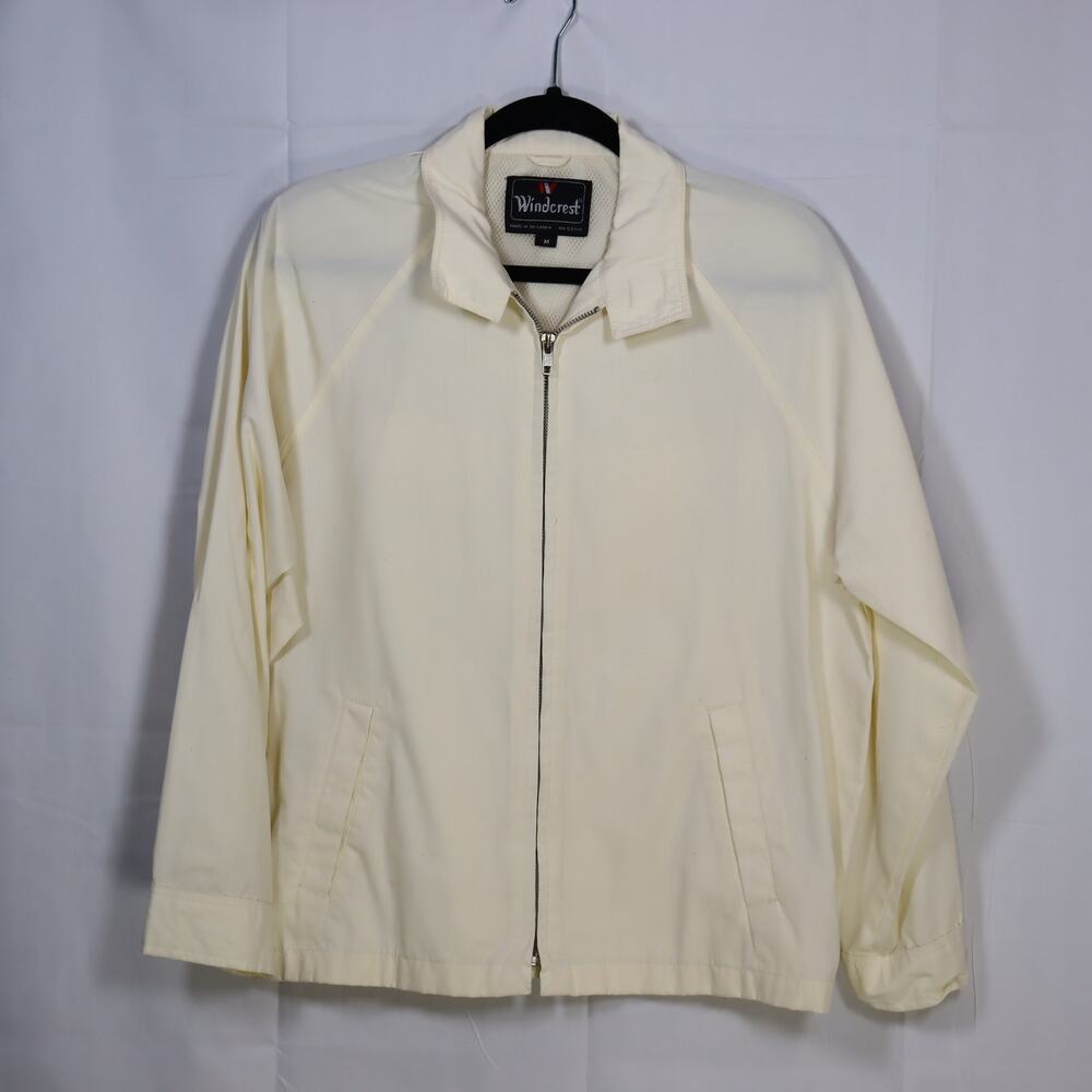 Windcrest Cream Lightweight Zip‎ Jacket Size M